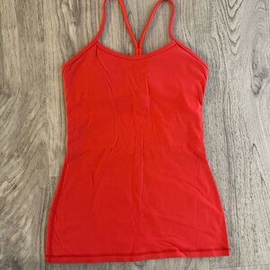 Red Lululemon Women's workout tank
